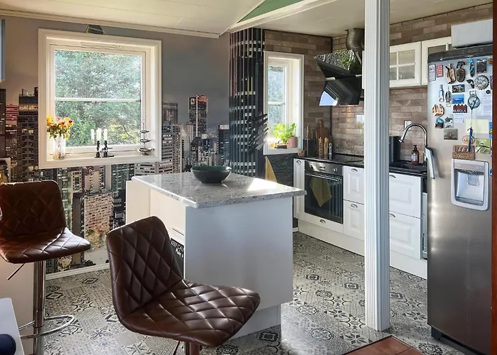 Hébergement de vacances Cozy In With Sauna Vevang